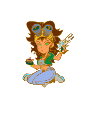 Chibi Topps Pin Design